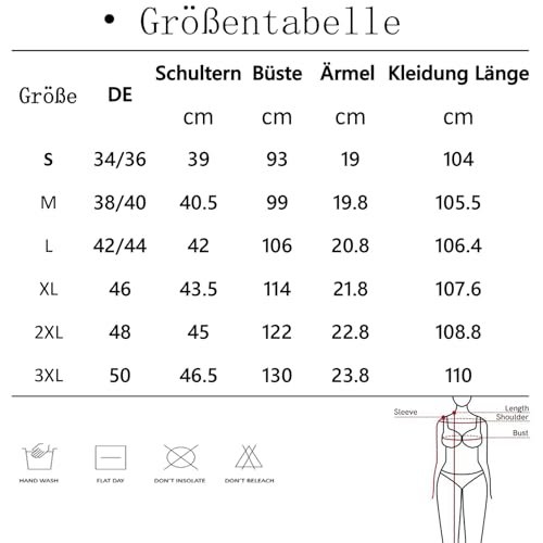 Sommerkleid Damen Leinen Kleider Casual V-Ausschnitt Midikleid Kurzarm A-Linie Kleid Strandkleid (E Rosa, M) 4