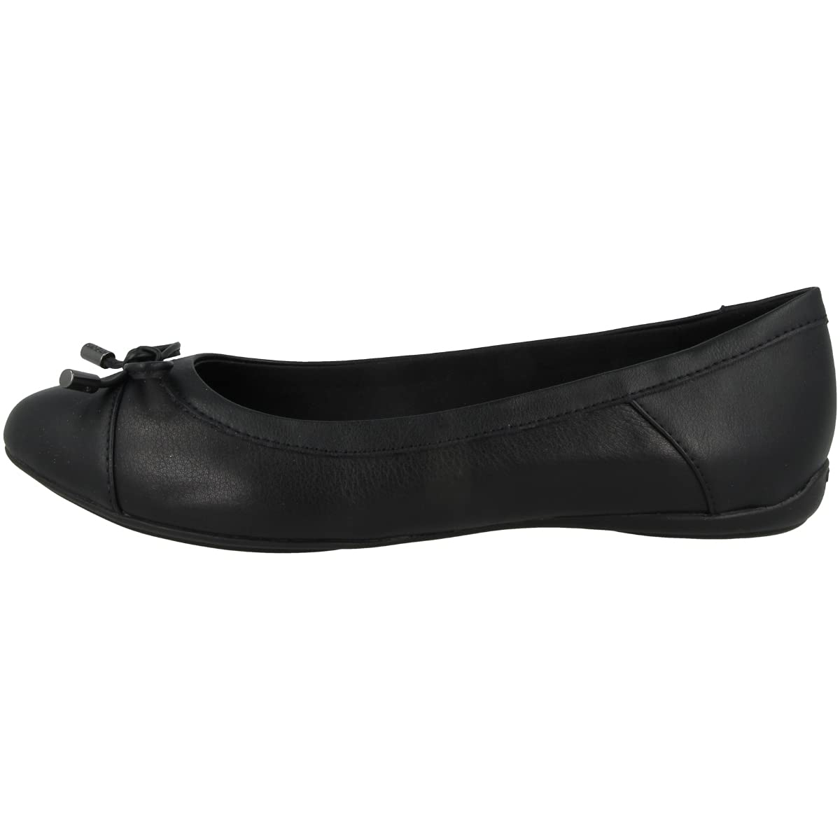 Geox D Charlene C D16Y7C08554, Bailarinas Mujer, Negro, 38 EU