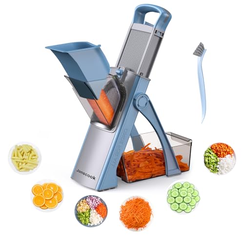 Zerkleinerer Gemüseschneider, Sicherer Mandoline Slicer für Küche