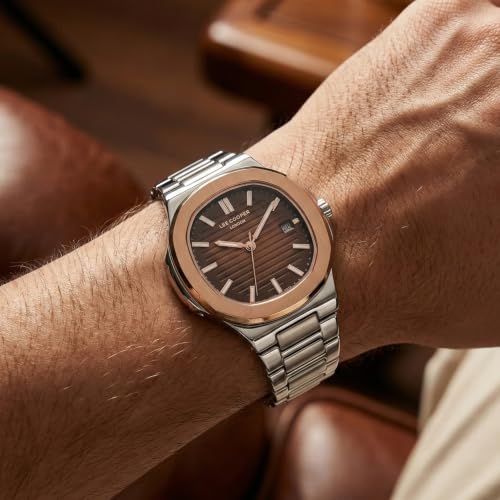 Image of Lee Cooper Analog Red Round Dial Men's Watch - LC07368.540