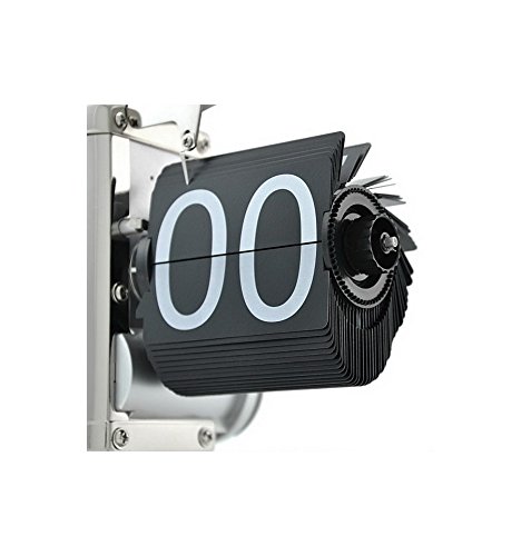 Reloj Flip Retro con Estructura Metálica