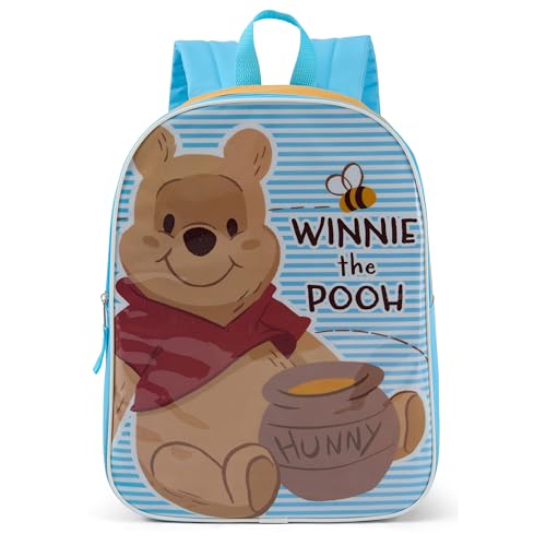 Disney Winnie the Pooh Backpack for Kids - Cute & Durable Kids Backpack for Girls with Padded Straps & Zip Compartment - Ideal Toddler Bookbag for School & Travel - 15