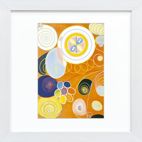 絵画 世界の名画 The Ten Largest, No.3, Youth ヒルマ・アフ・クリント 額入り インテリア アート 額絵 高精彩複製画