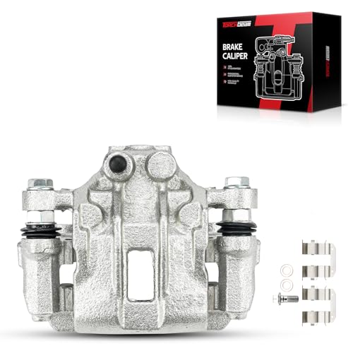 Image of Torchbeam Rear Left Brake Caliper w /Bracket Fit for Sonata 2015-2019 | 19B6390A; Compatible with 2015-2015 Kia Optima GAS; 2016-2018 Kia Optima 2.0L (1998cc) /2.4L(2359cc)