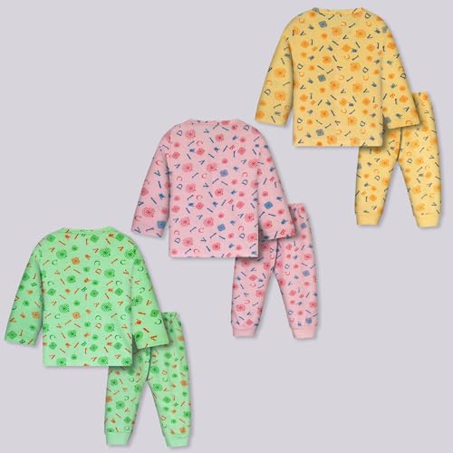 Image of TS LAVI TAVI Kids Printed Long Sleeve Pyjama Set with Top and Bottoms