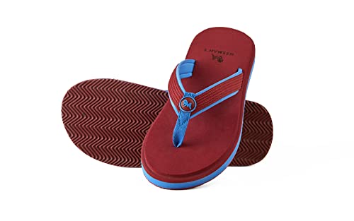 Image of Neeman's Eco Fluffy Orthopedic Slipper for Men | Soft Arch Support Chappal & Sliders | Cushioned Casual Flip Flops | Lightweight Slip-On Flips | Sleeper for Daily Use Indoor Outdoor