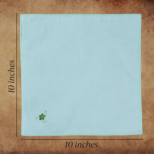 12 Pcs Womens Embroidered Handkerchiefs 100% Cotton Premium Vintage Assorted Soft Ladies Hankies3