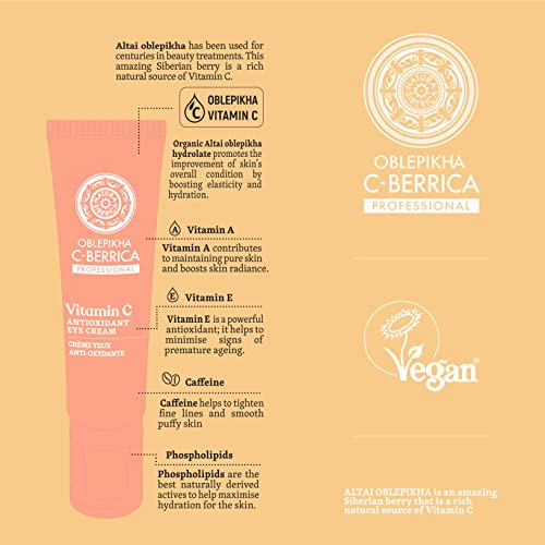 Natura Siberica C-BERRICA. Antioxidant Eye Cream - Image 7