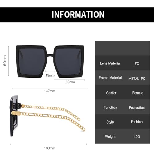 Lunettes de soleil vintage grand format pour protéger les yeux avec élégance