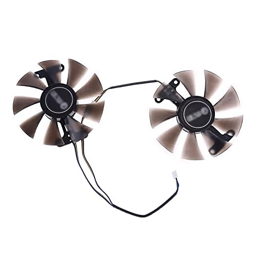 GA91S2U GPU VGA -kortkylare för Palit GeForce GTX 1080 1070Ti 1070 1060 960 950 dubbel grafikkort, 87 mm, 2 delar