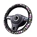 Black Alchemy Magic Witch Steering Wheel Cover, Non Slip Durable Auto Car Accessories Universal 15 Inch