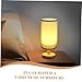 Ergonomic Design Small Bedside Lamp Japanese Style Table Light Fabric Shade for Bedroom Living Room USB-Powered Decor