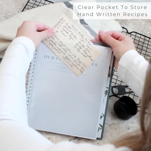 Paige Mcrae Home & Decor Recipe Book To Write In Your Own Recipes With 6 Custom Dividers thumb #3