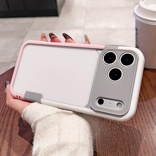 Étui de luxe pour iPhone 14 Pro et 16 Pro Max, coque silicone élégante à contraste de couleurs