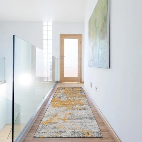 Alfombra de pasillo abstracta de 50 x 200 cm para dar vida y color a tu cocina 6