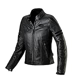 SPIDI Motorrad Lederjacke Ace Lady, Schwarz, Größe 50