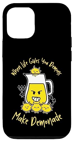 Funny Life Gives You Demons Make Demonade Lemons Lemonade �X�}�z�P�[�X iPhone 12/12 Pro �p