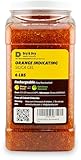 Dry & Dry [6 LBS] Premium Orange Indicating Silica Gel Desiccant Beads(Industry Standard 3-5 mm) - Rechargeable Silica Gel Beads(6 LBS)