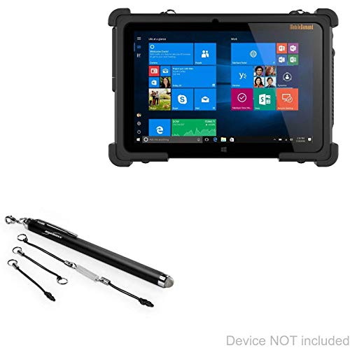 Stylus Pen for MobileDemand xTablet Flex 10A (Stylus Pen by BoxWave) - EverTouch Capacitive Stylus, Fiber Tip Capacitive Stylus Pen for MobileDemand xTablet Flex 10A - Jet Black