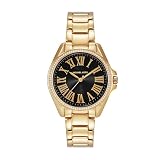 Michael Kors レディース KACIE 三針 ゴールドトーン ステンレススチールウォッチ、MK4852