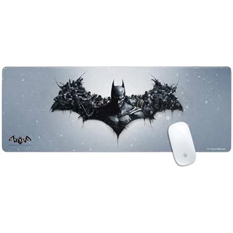 Skinit Large Gaming - Officially Licensed DC Comics Arkham Origins Arkham Logo Design Cover