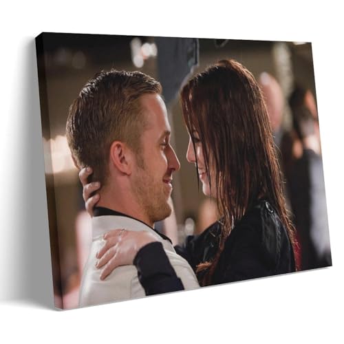 sdnkbro Póster decorativo de actriz clásica de Crazy Stupid Lovec, lienzo decorativo para pared, decoración moderna de dormitorio, póster de 50 x 75 cm, estilo marco
