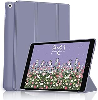 FANSONG iPad 9th 8th 7th Generation Case, Cover for iPad 10.2 inch Magnetic Closure TPU Smart Cover Flip Stand Slim Auto Wake/Sleep for Apple Tablets iPad 9 2021 8 2020 7 2019 (Purple)