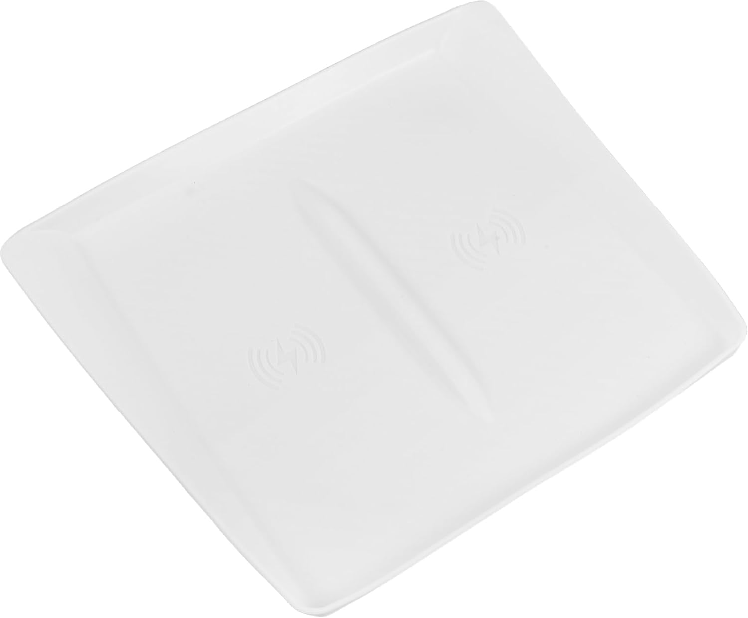 GLEAVI Center Console Charging Mat for Model Y Charging Silicone Slip Pad for Mobile Phones Durable Soft Design White Car Interior Accessory