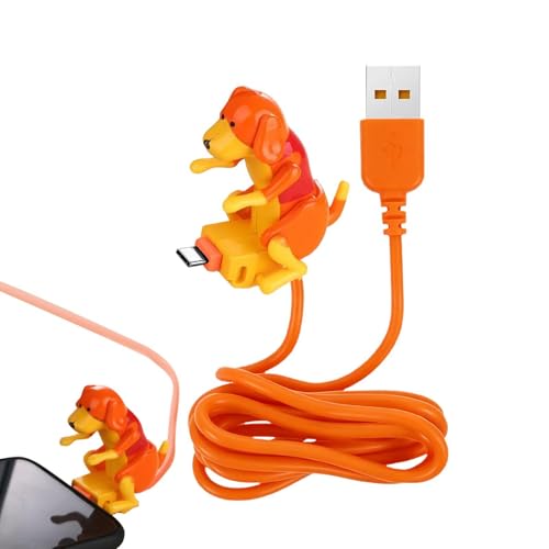 Ricarica mobile a tema cane A - Cavo USB 2.0 per animali domestici, interfaccia portatile ad alta velocità, gadget elettronico in miniatura stravagante | Divertente regalo di compleanno per aula