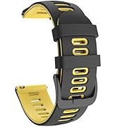 ISABAKE Silikon Klockarmband för Garmin Vivoactive, Samsung Galaxy Watch, 20mm 22mm Quick Release...
