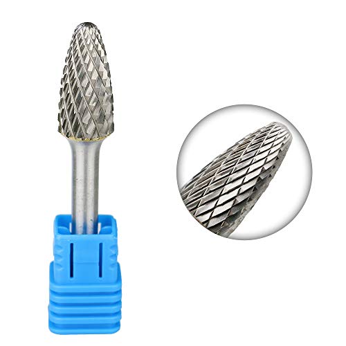 Fresa de Carburo de Tungsteno 12mm Doble Corte para Herramientas Rotativas miniatura 5