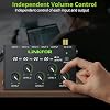 LiNKFOR 3.5mm Audio Mixer - 4 Channel Active Stereo Line Mixer with Independent Volume Controls and Master Volume, Powered Audio Mixer with Gold-Plated Ports for PC, Phone, Tablet, Speakers Headphones #2