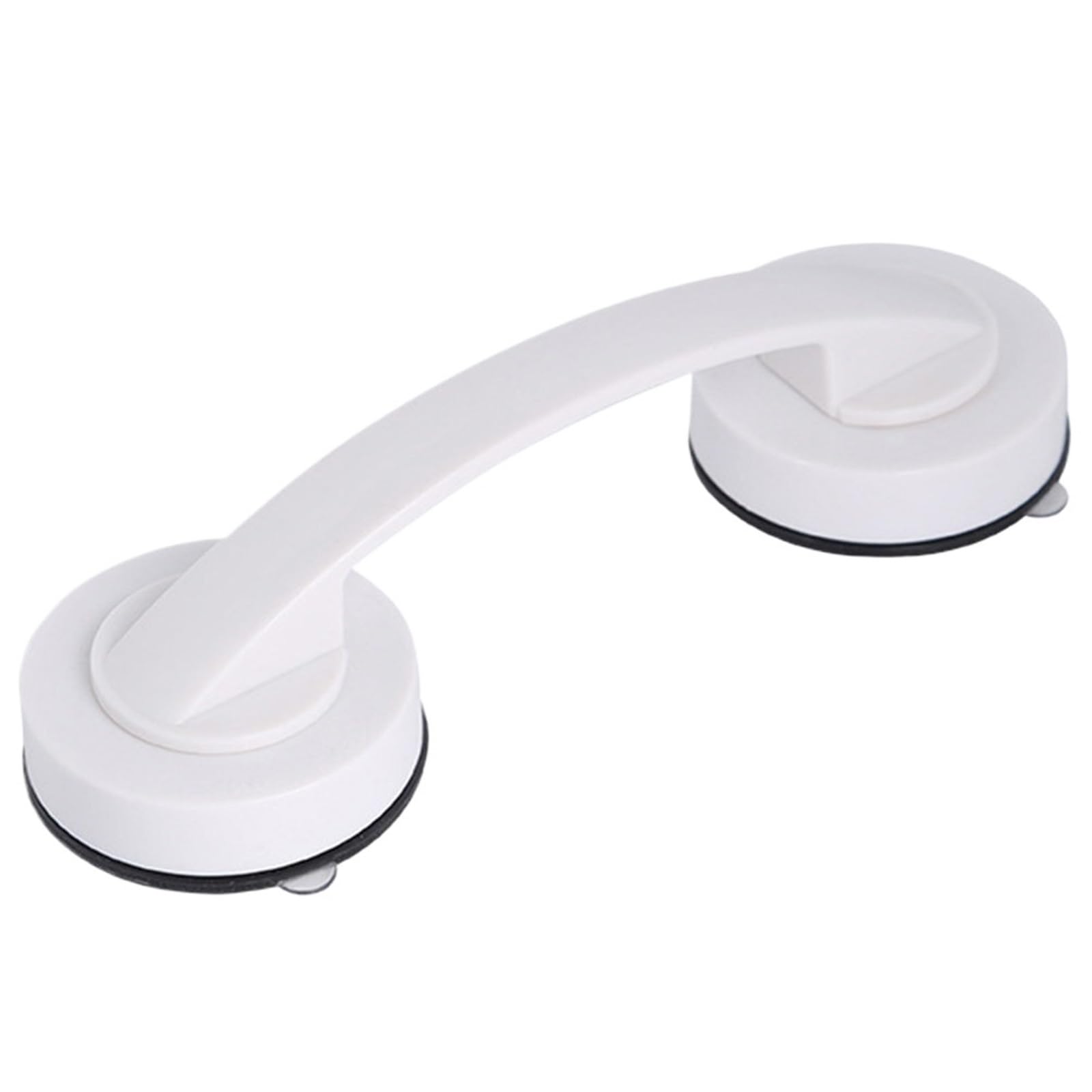 Fjixuo White 1Pcs Suction Cup Shower Handle Punch Free Installation Firm Support For Bathroom Grab Bars Hand For Bathrooms, Kitchens