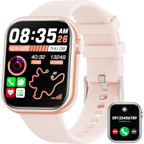 Hwagol 2023 Smartwatch Uomo Donna,1,85' Schermo Orologio Smartwatch con Chiamata Bluetooth e...