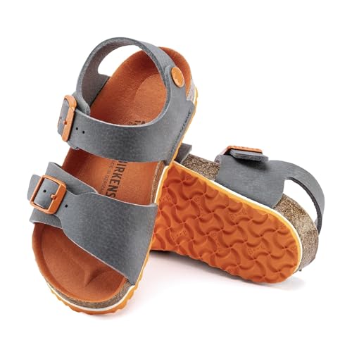 Birkenstock Kid's New York Sandals, Desert Vibrant Gray, 5-5.5 M US2