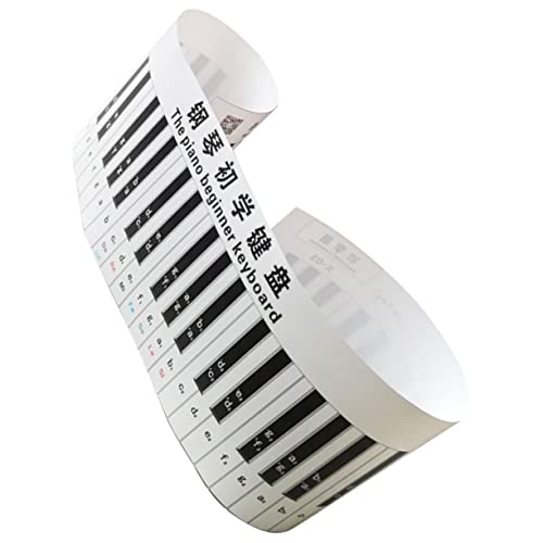 Mikinona 5 Pièces Clavier de piano simulé clavier pour ordinateur de bureau décalcomanies de clavier de piano claviers instrument piano enfant clavier de piano de bureau piano à clavier PVC - Les Beatles, Paul McCartney, John Lennon, RIngo Starr, George Harrison Mikinona 5 Pièces Clavier de piano simulé clavier pour ordinateur de bureau décalcomanies de clavier de piano claviers instrument piano enfant clavier de piano de bureau piano à clavier PVC – Image 8