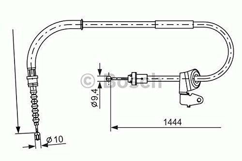 Cable de freno Bosch 1987477711 para un control seguro en ciudad