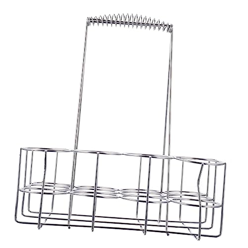 OFFSCH Beer Holder Carrier Beer Storage Basket Metal Organizer Rack Shelf Portable Racks