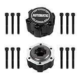 40260-1S700 Free Running Wheel Hub Lock Set 28 Spline Compatible with Nissan Frontier 1998-2003 X-Terra Navara D22 2.4 3.3L Replace 402601S700