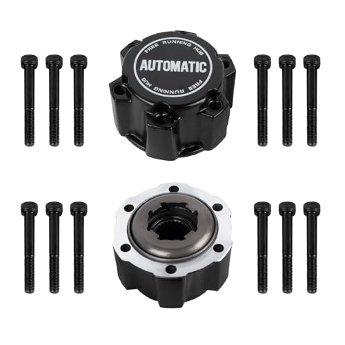 40260-1S700 Free Running Wheel Hub Lock Set 28 Spline Compatible with Nissan Frontier 1998-2003 X-Terra Navara D22 2.4 3.3L Replace 402601S700