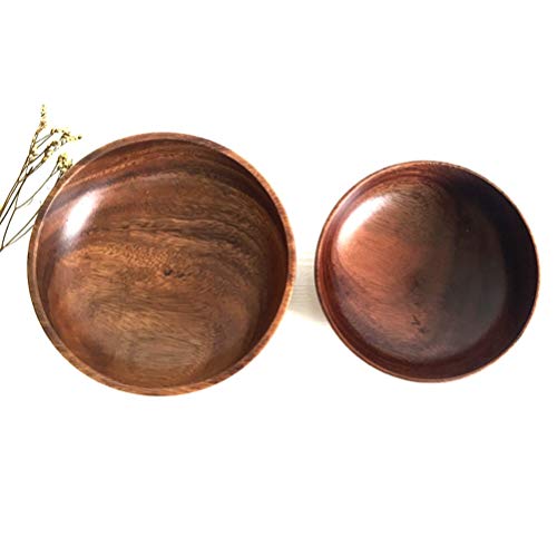 Tigela de sopa Cabilock de madeira para arroz, sobremesa, lanche, sorvete, pequenos pratos laterais,