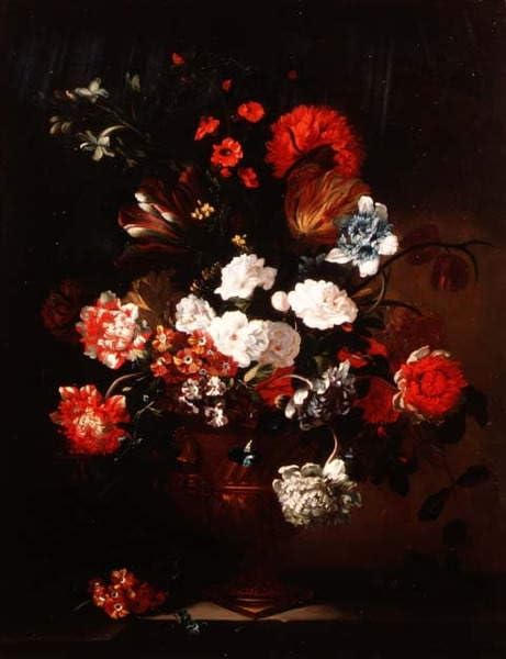Peinture fleurs Jean Baptiste Monnoyer affiche d'art mural 60x90