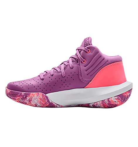 Under Armour Grade School UA Jet 21 Basketball Shoes (Jellyfish/Blitz ...