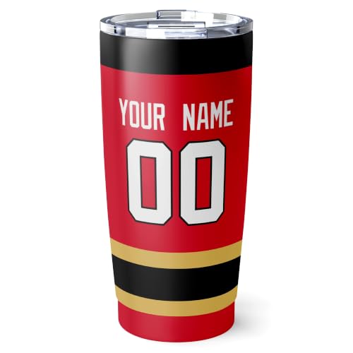 Image of ANTKING Ottawa Tumbler 20oz Custom Name Number Travel Mug Gifts | Stainless Steel Insulated Coffee Cup for Men Women