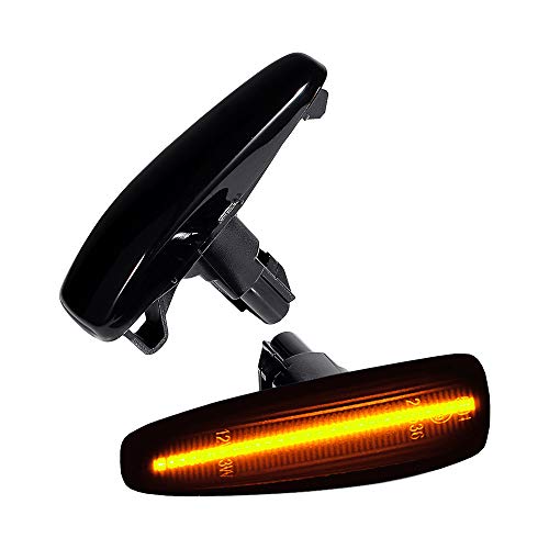 AstraDepot Pair of LED Side Marker Light Compatible with 2019 2018 2017 2016 2015 2014 2013 2012 2011 2010 2009 2008 Mitsubishi Mirage Outlander Sport Lancer ES Hatchback 4-Door Sedan