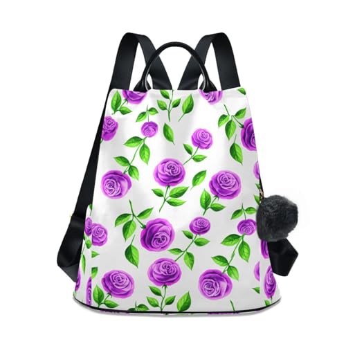 Sac à dos femme élégant avec motif antivol et organiseur multi-poches chic