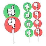 Facile à utiliser : les palettes vertes et rouges permettent aux enseignants de mener des sessions de vote rapides et efficaces, économisant ainsi du temps et maintenant l'ordre en classe, palettes de vote réutilisables, palette de vote réutilisable, tableau de vote