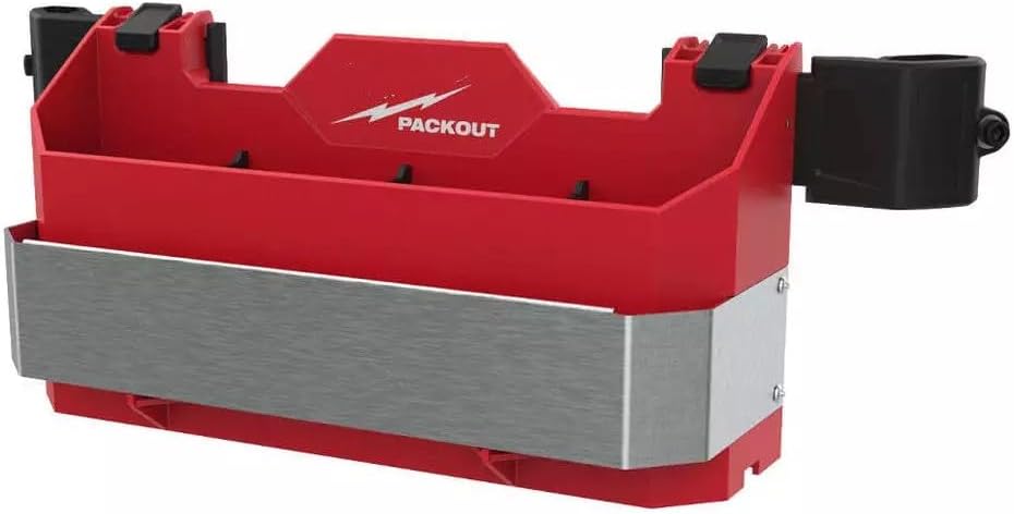 48-22-8602 for Milwaukee PACKOUT Tool Box Caddy Attachment, Length 16.8 in., Red Plastic and Metal
