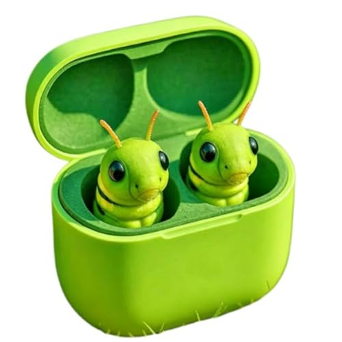 Auriculares inalámbricos con formas de animales, multiusos, para deportes, recargables, duales, inalámbricos, para teléfonos inteligentes, PC, TV, audiolibro (F)