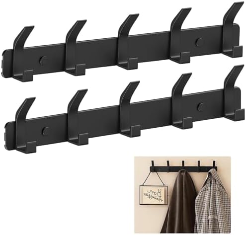 Mouytca Adhesive Hooks - 4 Pack, Brushed Nickel SUS304 Stainless Steel, Heavy Duty Waterproof Wall Hooks For Towels, Robes & Kitchen - View #5